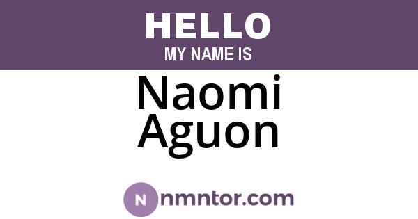 Naomi Aguon