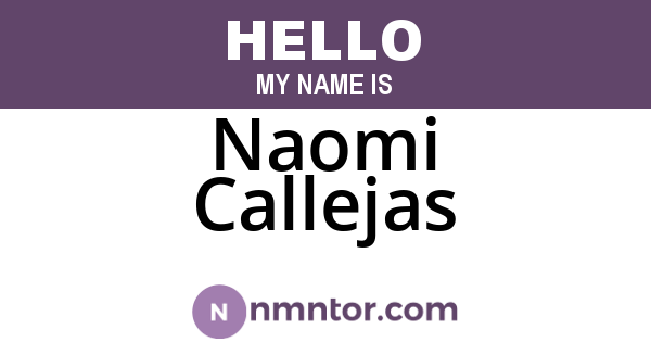 Naomi Callejas