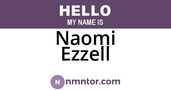Naomi Ezzell