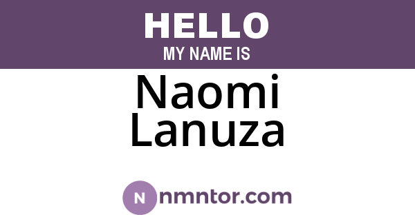 Naomi Lanuza