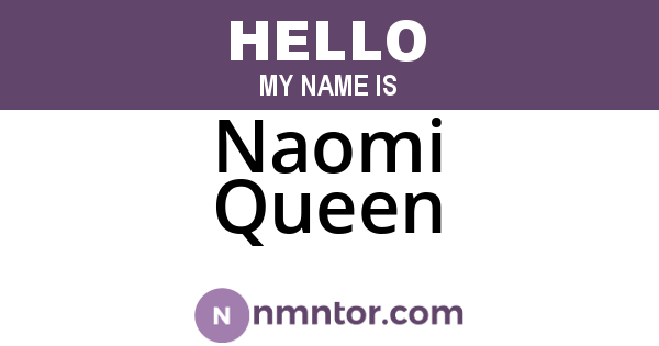 Naomi Queen