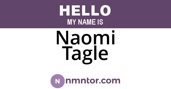 Naomi Tagle