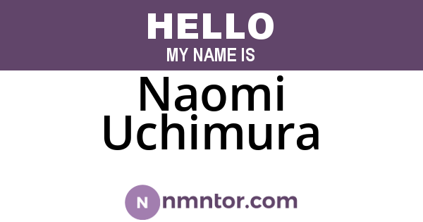 Naomi Uchimura