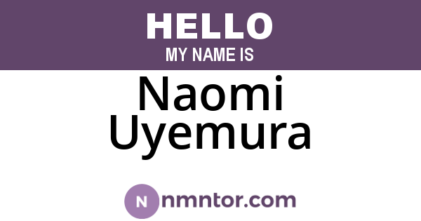 Naomi Uyemura