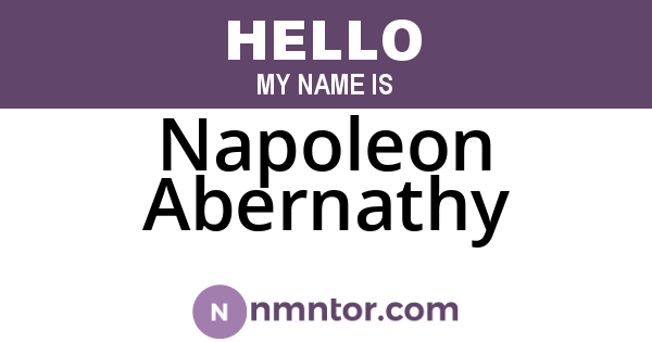 Napoleon Abernathy