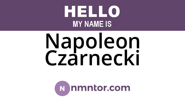 Napoleon Czarnecki