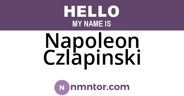 Napoleon Czlapinski
