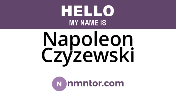 Napoleon Czyzewski