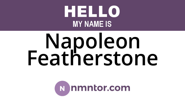 Napoleon Featherstone