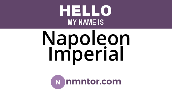 Napoleon Imperial
