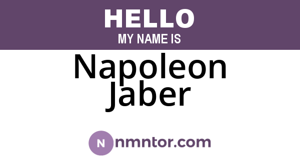 Napoleon Jaber