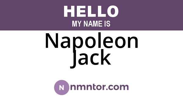 Napoleon Jack