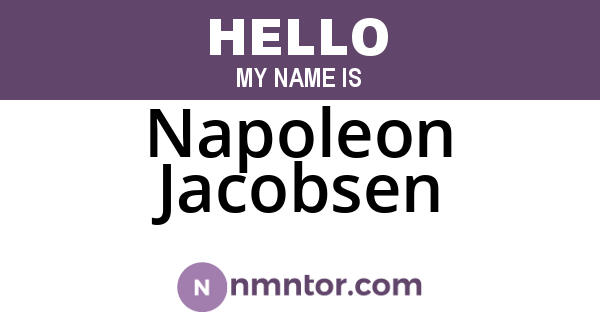 Napoleon Jacobsen