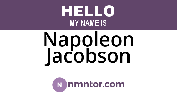 Napoleon Jacobson