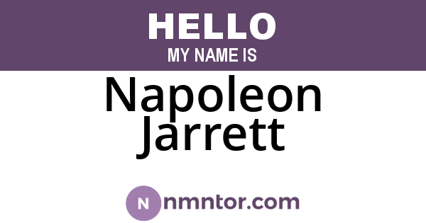Napoleon Jarrett