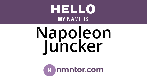 Napoleon Juncker