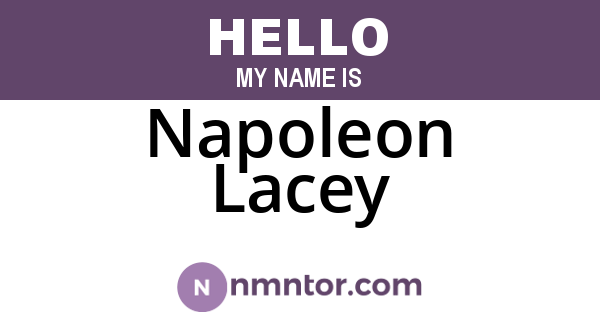 Napoleon Lacey