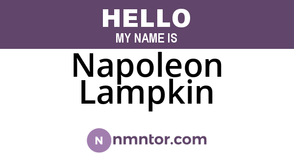 Napoleon Lampkin
