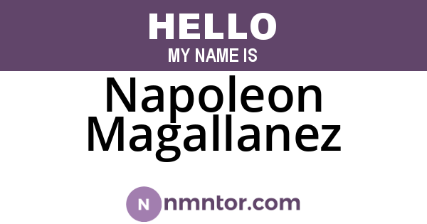 Napoleon Magallanez