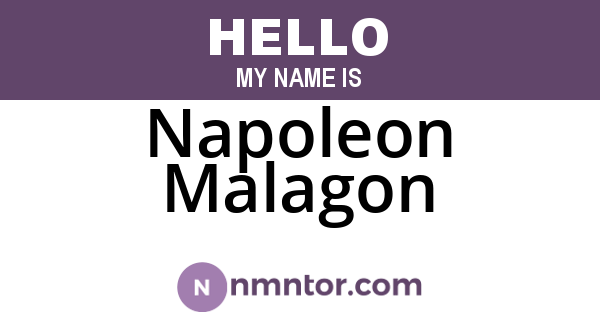Napoleon Malagon