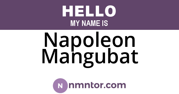 Napoleon Mangubat