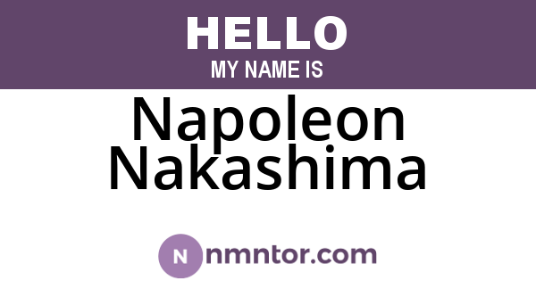 Napoleon Nakashima