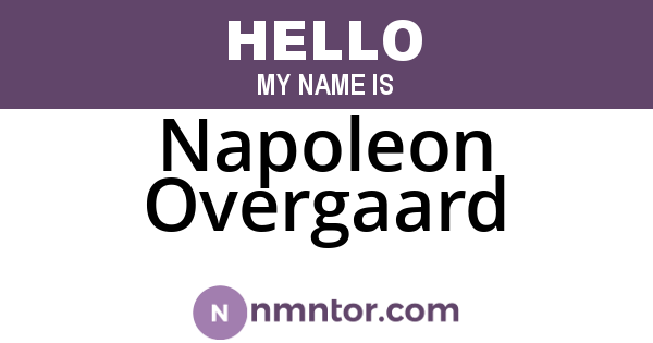 Napoleon Overgaard