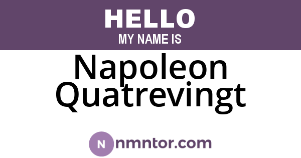 Napoleon Quatrevingt