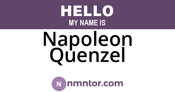 Napoleon Quenzel