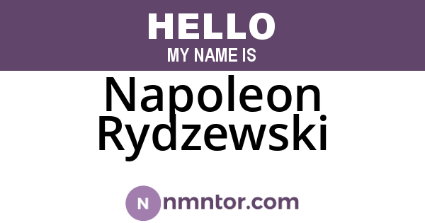 Napoleon Rydzewski