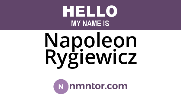 Napoleon Rygiewicz