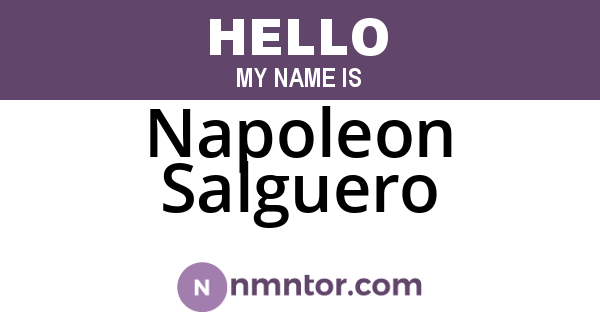 Napoleon Salguero