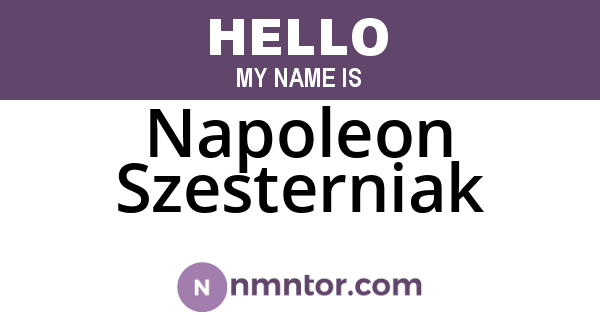 Napoleon Szesterniak