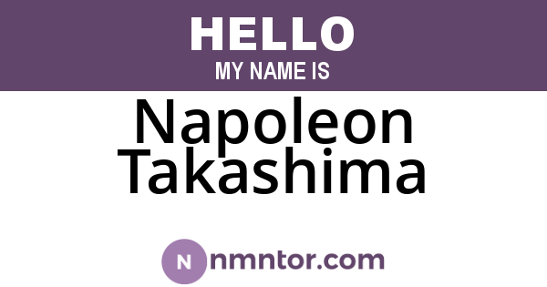 Napoleon Takashima