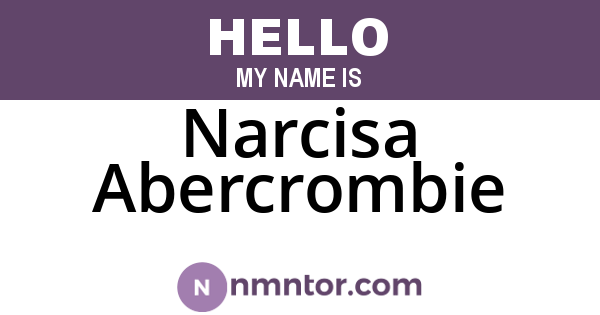 Narcisa Abercrombie