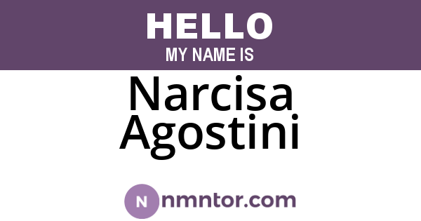Narcisa Agostini