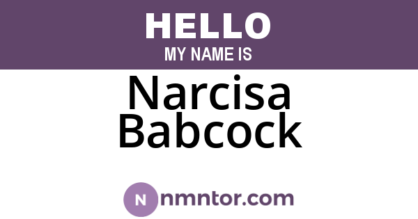 Narcisa Babcock