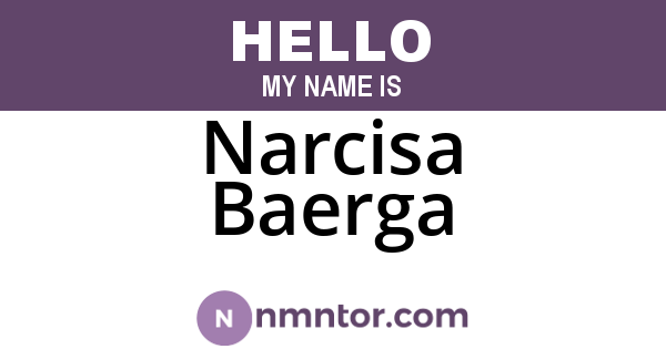 Narcisa Baerga