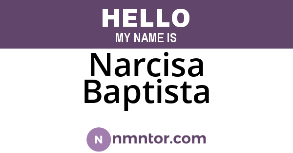 Narcisa Baptista