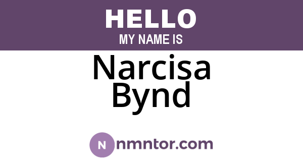 Narcisa Bynd