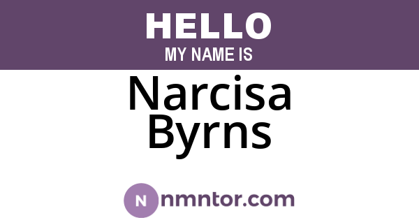 Narcisa Byrns