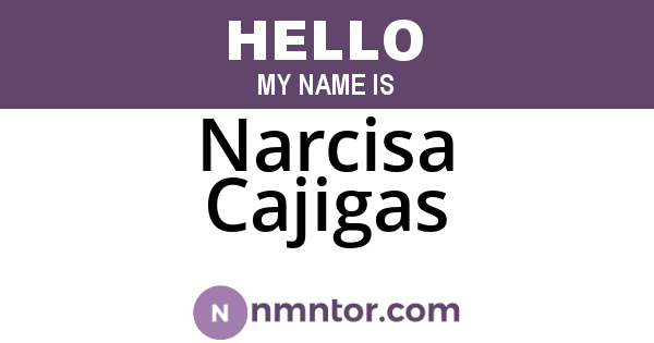Narcisa Cajigas
