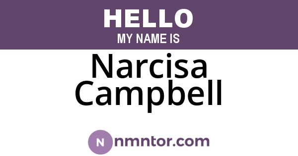 Narcisa Campbell