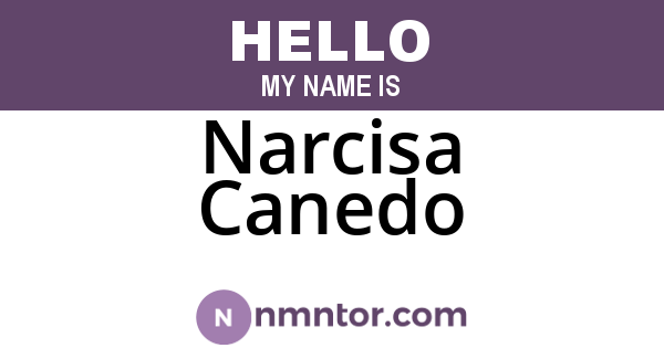 Narcisa Canedo