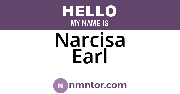 Narcisa Earl