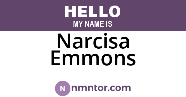 Narcisa Emmons