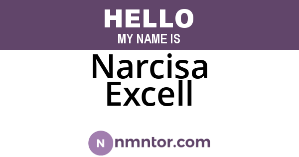 Narcisa Excell