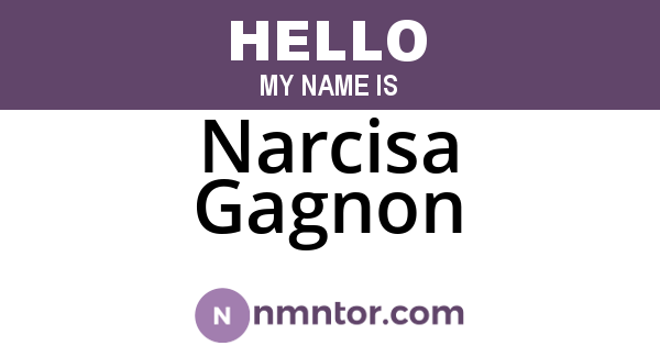 Narcisa Gagnon