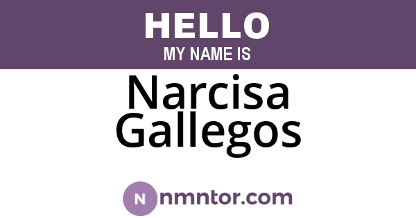 Narcisa Gallegos