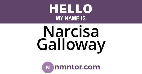 Narcisa Galloway